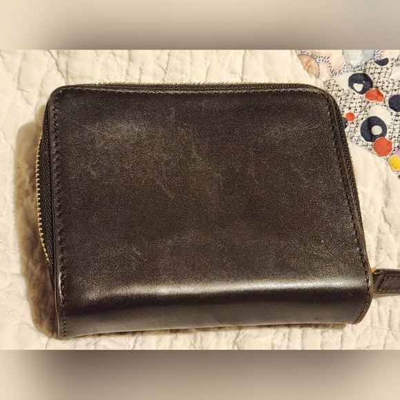 CELINE Logo Leather Trifold Wallet/9X2033 - Picture 2 of 15